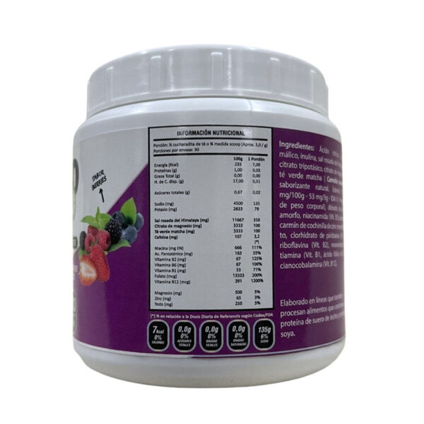 AYUNO PRO    polvo  sabor BERRIES  90grs - Imagen 2