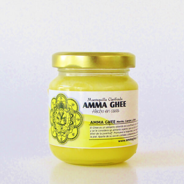GHEE  Mantequilla Clarificada 140 cc  AMMA GHEE
