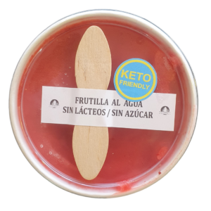 Helado Keto/Low Carb Frutilla al agua 130ml  quinto pino  **Disponible  solo venta en Tienda y por Rappi App**