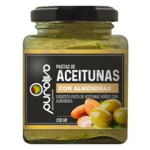 Pasta Aceitunas con Almendras  250g  Purolivo